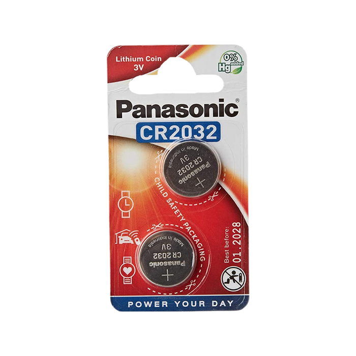 Panasonic CR2032 Coin Cells 2pk - Technology Cafe