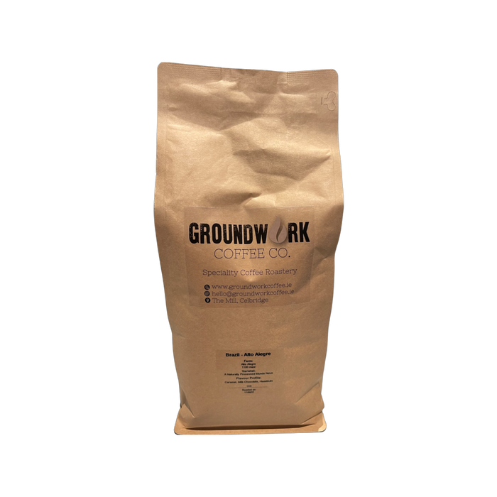 Groundwork’s Co. Brazilian Coffee Beans - 1Kg Bag - Technology Cafe