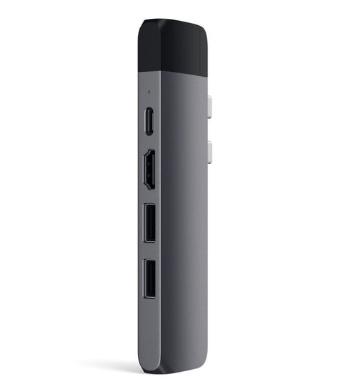 Satechi Type-C Pro Hub With Ethernet & 4K HDMI (Space Gray) - Technology Cafe