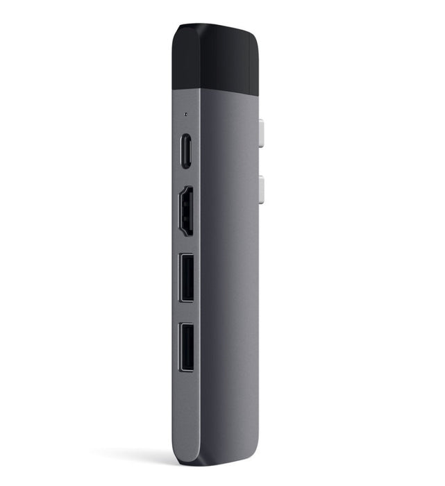 Satechi Type-C Pro Hub With Ethernet & 4K HDMI (Space Gray) - Technology Cafe