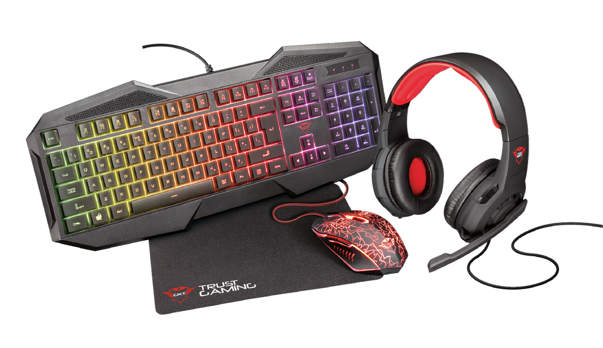 TRUST GXT 788 4-IN-1 GAMING BUNDLE - Technology Cafe