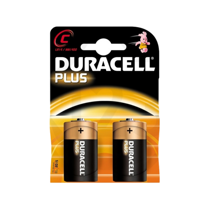 Duracell Plus Power C 2pk - Technology Cafe