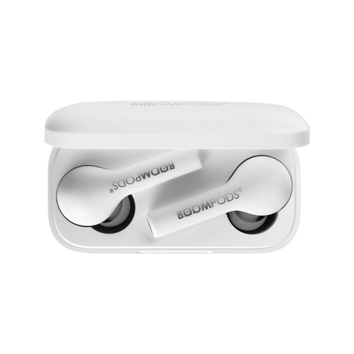 BoomPods Bassline White True Wireless EarBuds - Technology Cafe