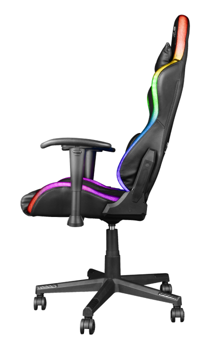 TRUST RIZZA RGB LED CHAIR - Technology Cafe