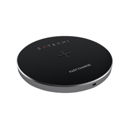 Satechi Aluminium Fast Wireless Charger - Space Grey - Technology Cafe