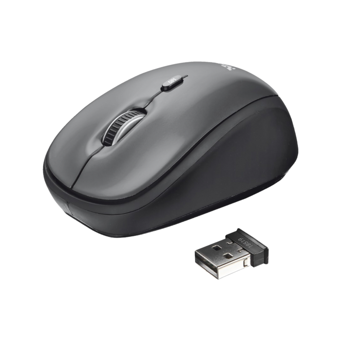 TRUST WIRELESS OPTICAL MOUSE BLACK - Technology Cafe