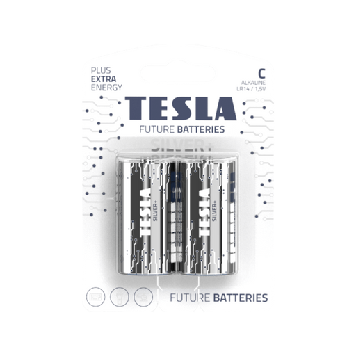 Tesla C Batteries Silver+ - Technology Cafe