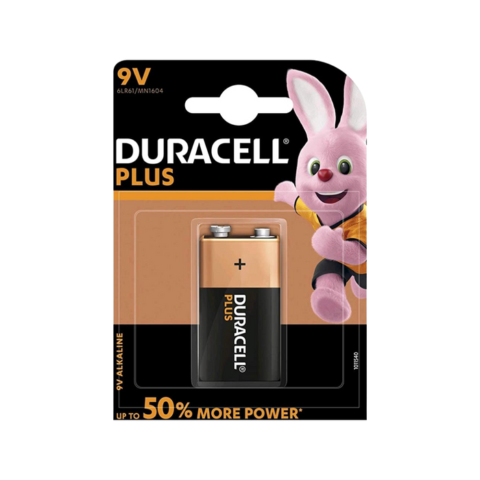 Duracell Plus Power 9V 1pk - Technology Cafe