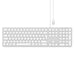 Satechi Aluminium Wired Keyboard for Mac (Silver) - Technology Cafe